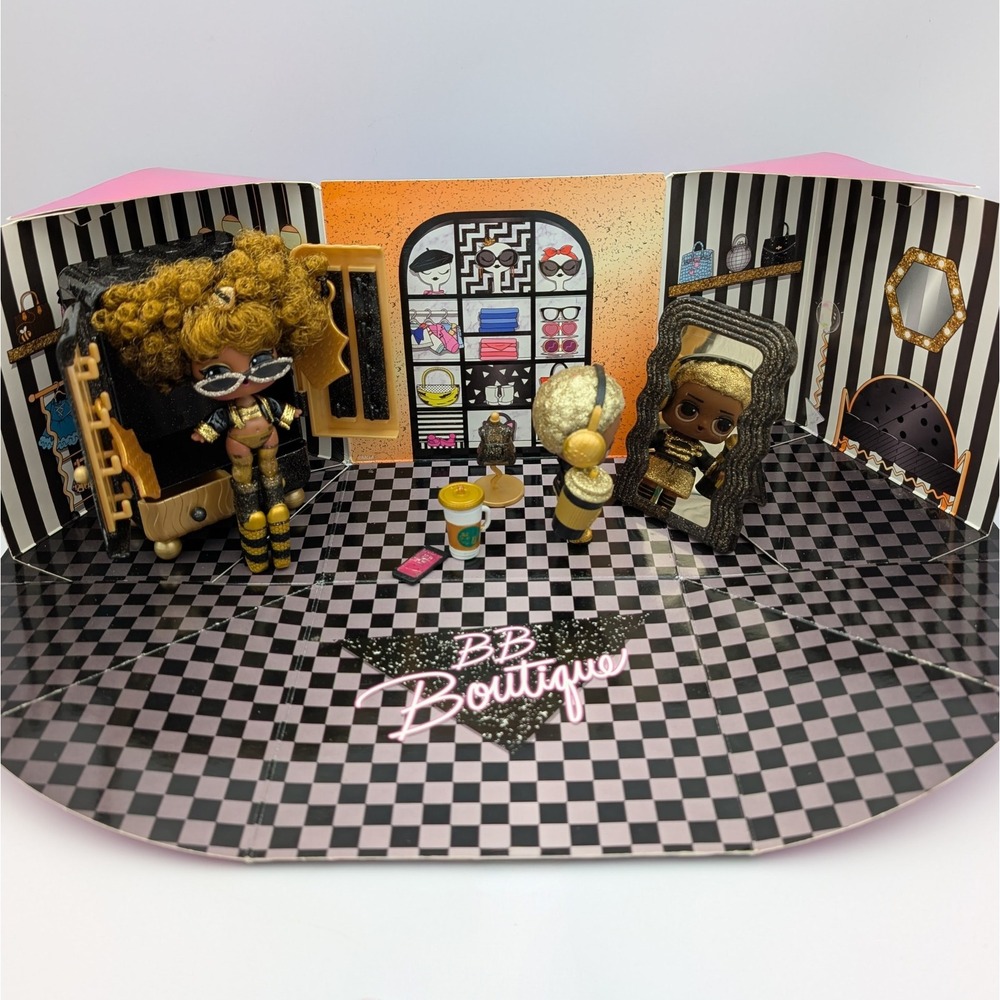 LOL Surprise Boutique Furniture Queen Bee JK King Bee Series 1 Playset with Box